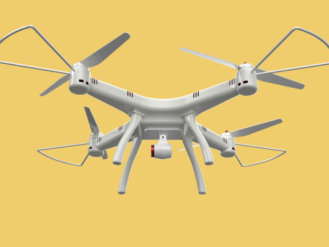 SYMA DRONE QUADCOPTER UAV UAS AIRCRAFT AERIAL REMOTE CONTROL FPV 3Dモデル