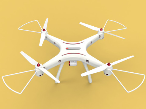 SYMA DRONE QUADCOPTER UAV UAS AIRCRAFT AERIAL REMOTE CONTROL FPV 3Dモデル