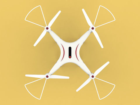 SYMA DRONE QUADCOPTER UAV UAS AIRCRAFT AERIAL REMOTE CONTROL FPV 3Dモデル