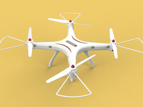 SYMA DRONE QUADCOPTER UAV UAS AIRCRAFT AERIAL REMOTE CONTROL FPV 3Dモデル