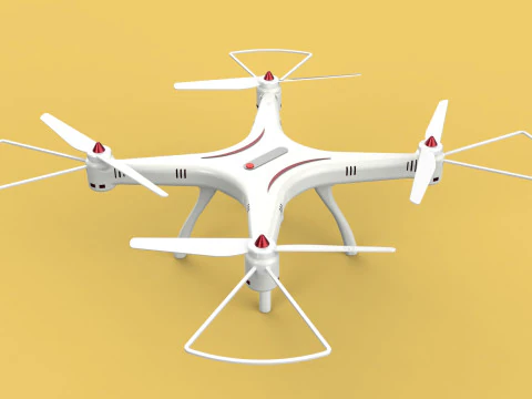 SYMA DRONE QUADCOPTER UAV UAS AIRCRAFT AERIAL REMOTE CONTROL FPV 3D Model