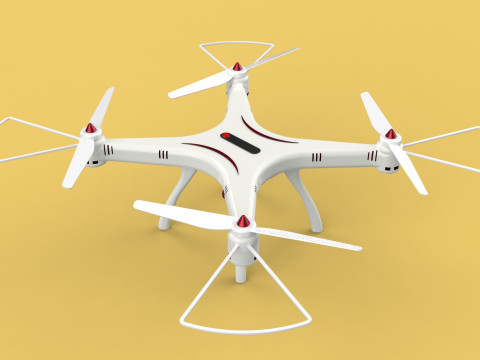 SYMA DRONE QUADCOPTER UAV UAS AIRCRAFT AERIAL REMOTE CONTROL FPV 3Dモデル