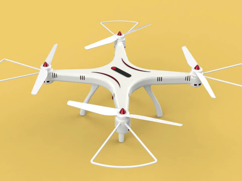 SYMA DRONE QUADCOPTER UAV UAS AIRCRAFT AERIAL REMOTE CONTROL FPV 3D Model