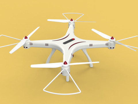 SYMA DRONE QUADCOPTER UAV UAS AIRCRAFT AERIAL REMOTE CONTROL FPV 3Dモデル