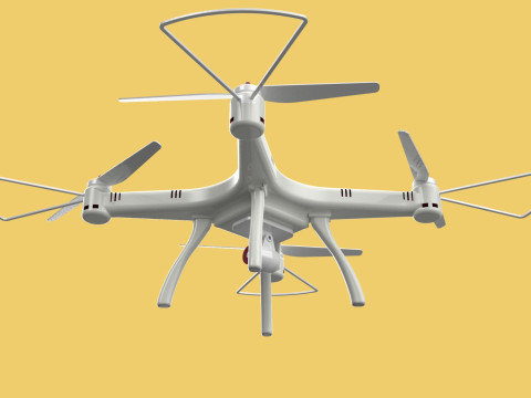 SYMA DRONE QUADCOPTER UAV UAS AIRCRAFT AERIAL REMOTE CONTROL FPV 3Dモデル