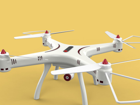 SYMA DRONE QUADCOPTER UAV UAS AIRCRAFT AERIAL REMOTE CONTROL FPV 3Dモデル