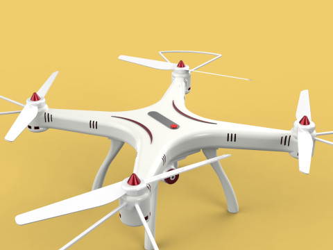 SYMA DRONE QUADCOPTER UAV UAS AIRCRAFT AERIAL REMOTE CONTROL FPV 3Dモデル