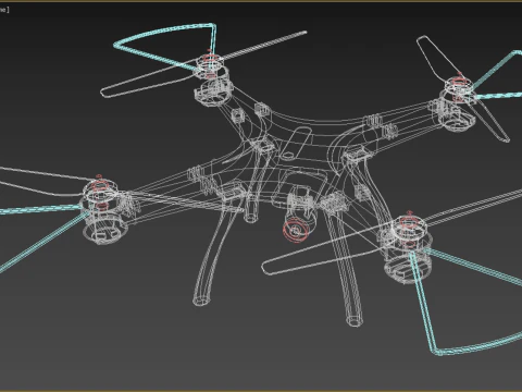 SYMA DRONE QUADCOPTER UAV UAS AIRCRAFT AERIAL REMOTE CONTROL FPV 3D Model