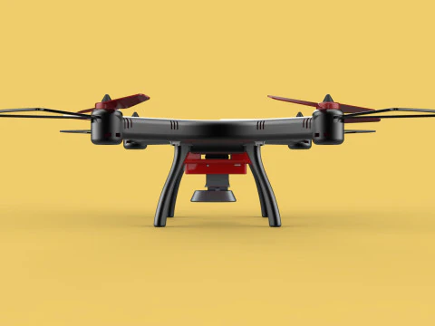 DRONE WEBCAM HD C&Acirc;MERA MOD QUADCOPTER UAV UAS A&Eacute;REA FPV RC SYMA Modelo 3D