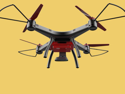 DRONE WEBCAM HD C&Acirc;MERA MOD QUADCOPTER UAV UAS A&Eacute;REA FPV RC SYMA Modelo 3D