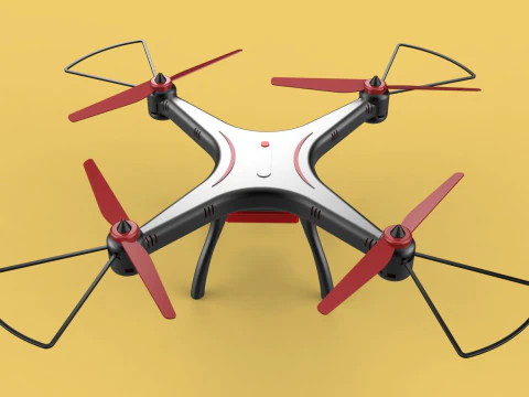 DRONE WEBCAM HD C&Acirc;MERA MOD QUADCOPTER UAV UAS A&Eacute;REA FPV RC SYMA Modelo 3D