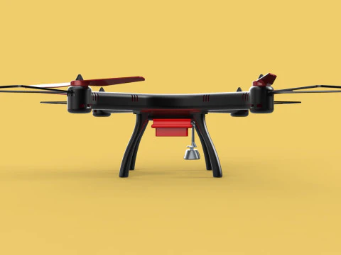 DRONE WEBCAM HD C&Acirc;MERA MOD QUADCOPTER UAV UAS A&Eacute;REA FPV RC SYMA Modelo 3D
