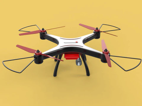 DRONE WEBCAM HD C&Acirc;MERA MOD QUADCOPTER UAV UAS A&Eacute;REA FPV RC SYMA Modelo 3D