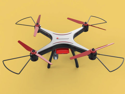 DRONE WEBCAM HD C&Acirc;MERA MOD QUADCOPTER UAV UAS A&Eacute;REA FPV RC SYMA Modelo 3D