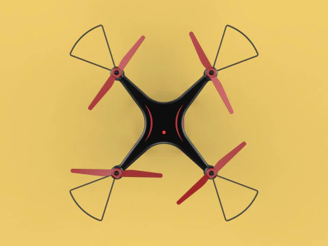 DRONE WEBCAM HD C&Acirc;MERA MOD QUADCOPTER UAV UAS A&Eacute;REA FPV RC SYMA Modelo 3D