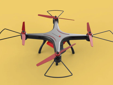 DRONE WEBCAM HD C&Acirc;MERA MOD QUADCOPTER UAV UAS A&Eacute;REA FPV RC SYMA Modelo 3D
