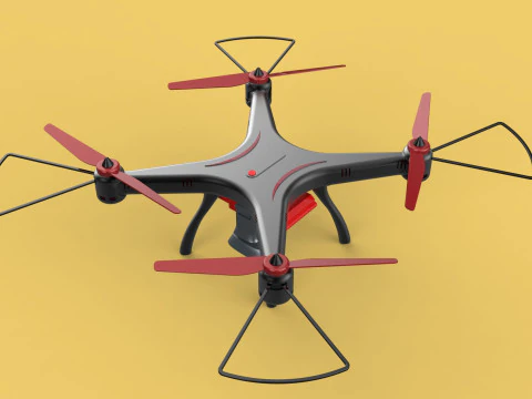 DRONE WEBCAM HD C&Acirc;MERA MOD QUADCOPTER UAV UAS A&Eacute;REA FPV RC SYMA Modelo 3D