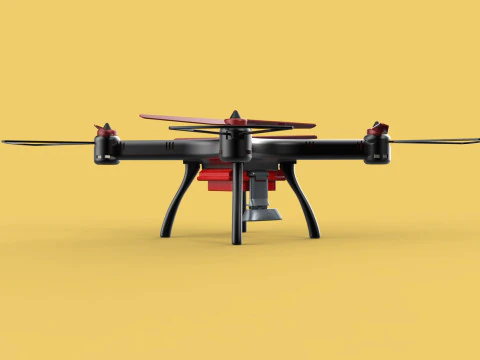 DRONE WEBCAM HD C&Acirc;MERA MOD QUADCOPTER UAV UAS A&Eacute;REA FPV RC SYMA Modelo 3D
