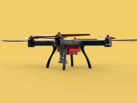 DRONE WEBCAM HD C&Acirc;MERA MOD QUADCOPTER UAV UAS A&Eacute;REA FPV RC SYMA Modelo 3D