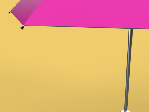 STANDARD PINK UMBRELLA FOLDING UMBRELLA AUTO OPEN CLOSE 3D Модель
