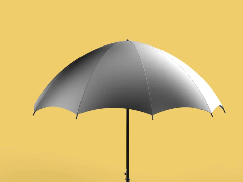C SHAPE HANDLE STICK INVERTED REVERSE UMBRELLA AUTO FOLDABLE 3D Model