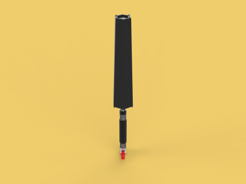 MULTIFUNCTION HANDLE AIR PUMP UMBRELLA INFLATOR BIKE PORTABLE 3D 모델