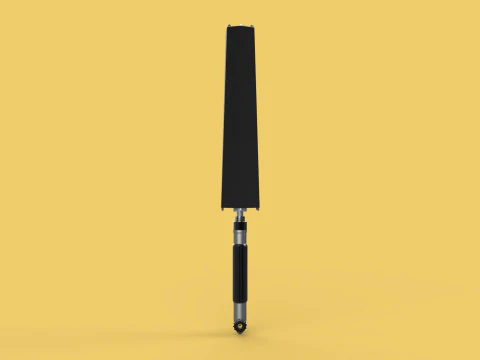 MULTIFUNCTION HANDLE AIR PUMP UMBRELLA INFLATOR BIKE PORTABLE 3D Model