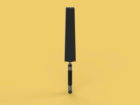 MULTIFUNCTION HANDLE AIR PUMP UMBRELLA INFLATOR BIKE PORTABLE 3D Model