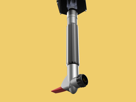 MULTIFUNCTION HANDLE AIR PUMP UMBRELLA INFLATOR BIKE PORTABLE 3D 모델