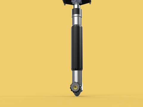 MULTIFUNCTION HANDLE AIR PUMP UMBRELLA INFLATOR BIKE PORTABLE 3D 모델