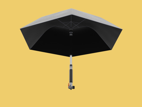 MULTIFUNCTION HANDLE AIR PUMP UMBRELLA INFLATOR BIKE PORTABLE 3D 모델