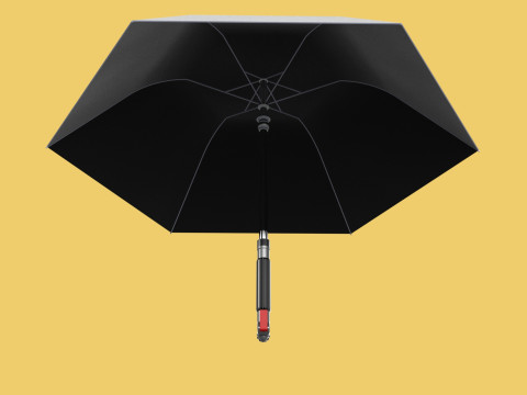 MULTIFUNCTION HANDLE AIR PUMP UMBRELLA INFLATOR BIKE PORTABLE 3D 모델