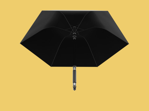 MULTIFUNCTION HANDLE AIR PUMP UMBRELLA INFLATOR BIKE PORTABLE 3D 모델