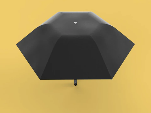 MULTIFUNCTION HANDLE AIR PUMP UMBRELLA INFLATOR BIKE PORTABLE 3D Model