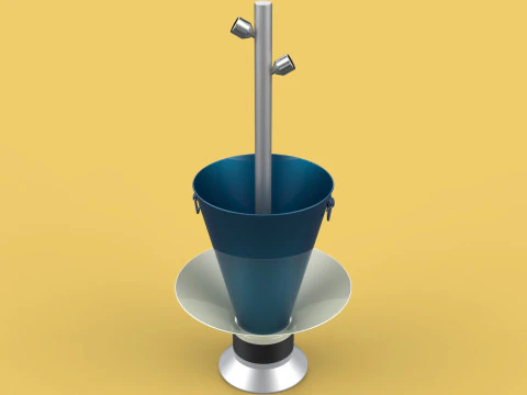 靴傘ホルダースタンドラックバスケット収納水切りドリップトレイ 3Dモデル