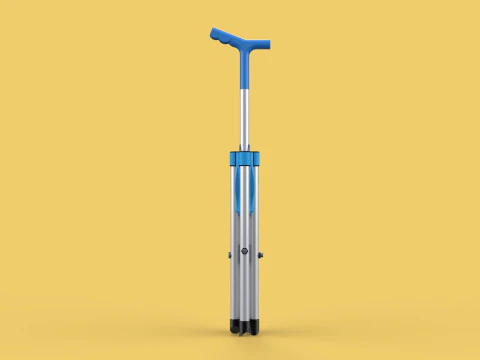 CANE STICK CHAIR WALKING SEAT STOOL POLE CRUTCH FOLDING PORTABLE 3D Model