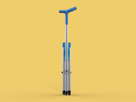 CANE STICK CHAIR WALKING SEAT STOOL POLE CRUTCH FOLDING PORTABLE 3D Model