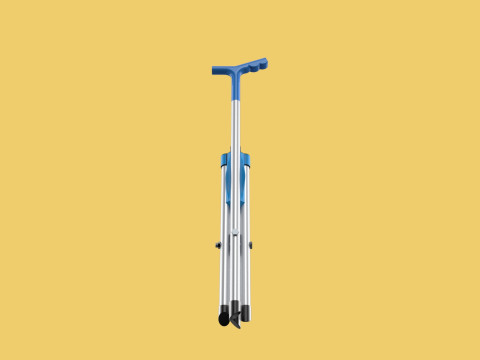 CANE STICK CHAIR WALKING SEAT STOOL POLE CRUTCH FOLDING PORTABLE 3D Модель