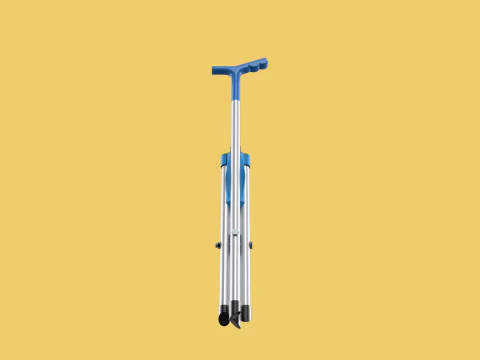 CANE STICK CHAIR WALKING SEAT STOOL POLE CRUTCH FOLDING PORTABLE 3D Model