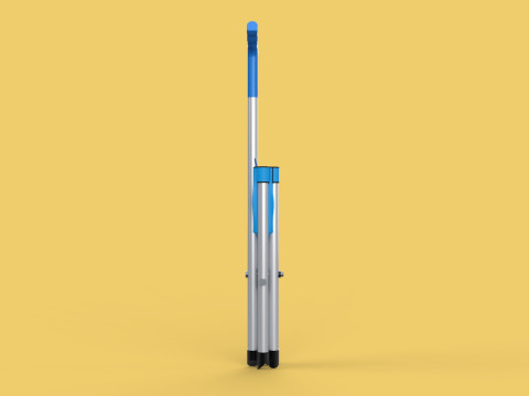 CANE STICK CHAIR WALKING SEAT STOOL POLE CRUTCH FOLDING PORTABLE 3D Модель