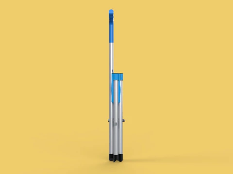 CANE STICK CHAIR WALKING SEAT STOOL POLE CRUTCH FOLDING PORTABLE 3D Model