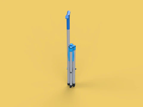 CANE STICK CHAIR WALKING SEAT STOOL POLE CRUTCH FOLDING PORTABLE 3D Model