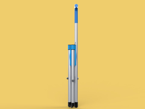 CANE STICK CHAIR WALKING SEAT STOOL POLE CRUTCH FOLDING PORTABLE 3D Модель