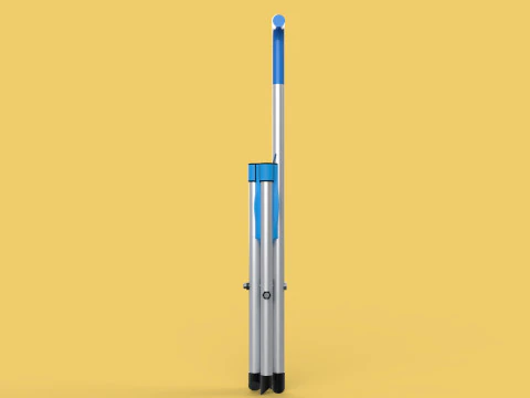 CANE STICK CHAIR WALKING SEAT STOOL POLE CRUTCH FOLDING PORTABLE 3D Model
