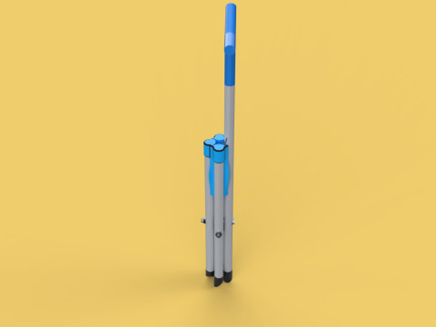 CANE STICK CHAIR WALKING SEAT STOOL POLE CRUTCH FOLDING PORTABLE 3D Модель