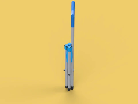 CANE STICK CHAIR WALKING SEAT STOOL POLE CRUTCH FOLDING PORTABLE 3D Model