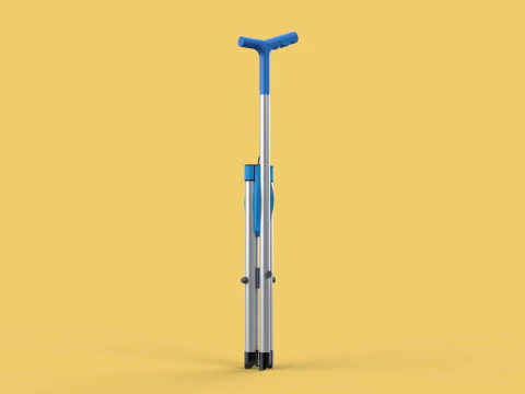 CANE STICK CHAIR WALKING SEAT STOOL POLE CRUTCH FOLDING PORTABLE 3D Model