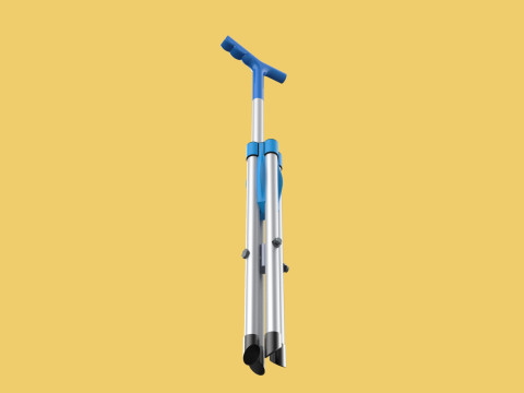 CANE STICK CHAIR WALKING SEAT STOOL POLE CRUTCH FOLDING PORTABLE 3D Модель