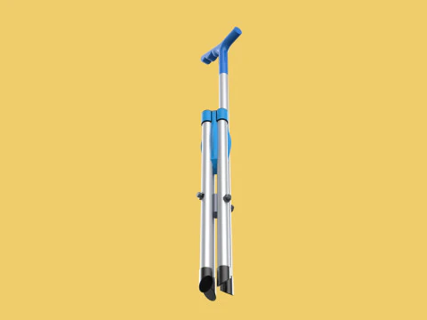 CANE STICK CHAIR WALKING SEAT STOOL POLE CRUTCH FOLDING PORTABLE 3D Model
