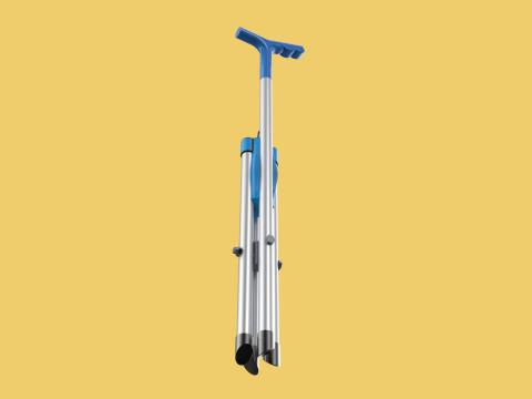 CANE STICK CHAIR WALKING SEAT STOOL POLE CRUTCH FOLDING PORTABLE 3D Модель
